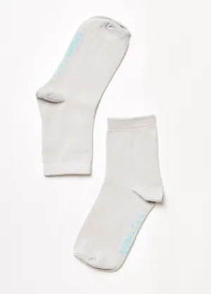 AFENDS Unisex All Time - Crew Socks - Shadow