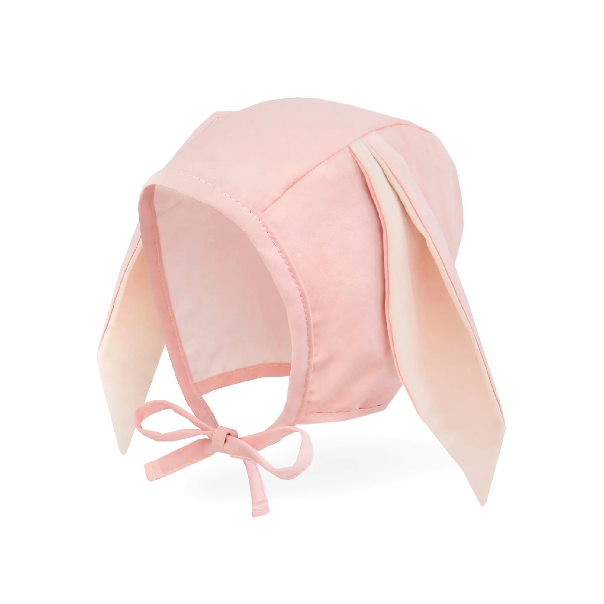Baby Bunny Bonnet Muslin Lined Rabbit Hat | Warm Grey