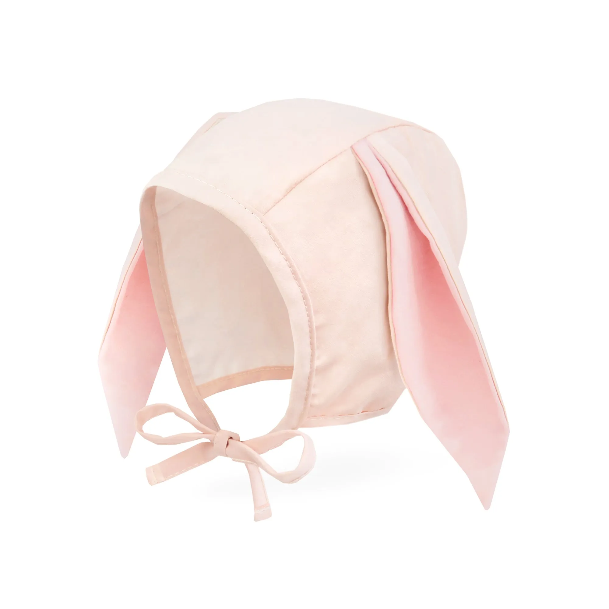Baby Bunny Bonnet Muslin Lined Rabbit Hat | Warm Grey