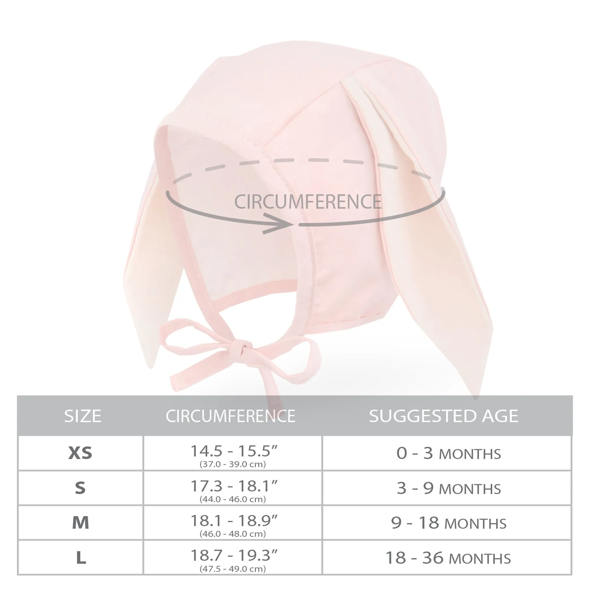 Baby Bunny Bonnet Muslin Lined Rabbit Hat | Warm Grey