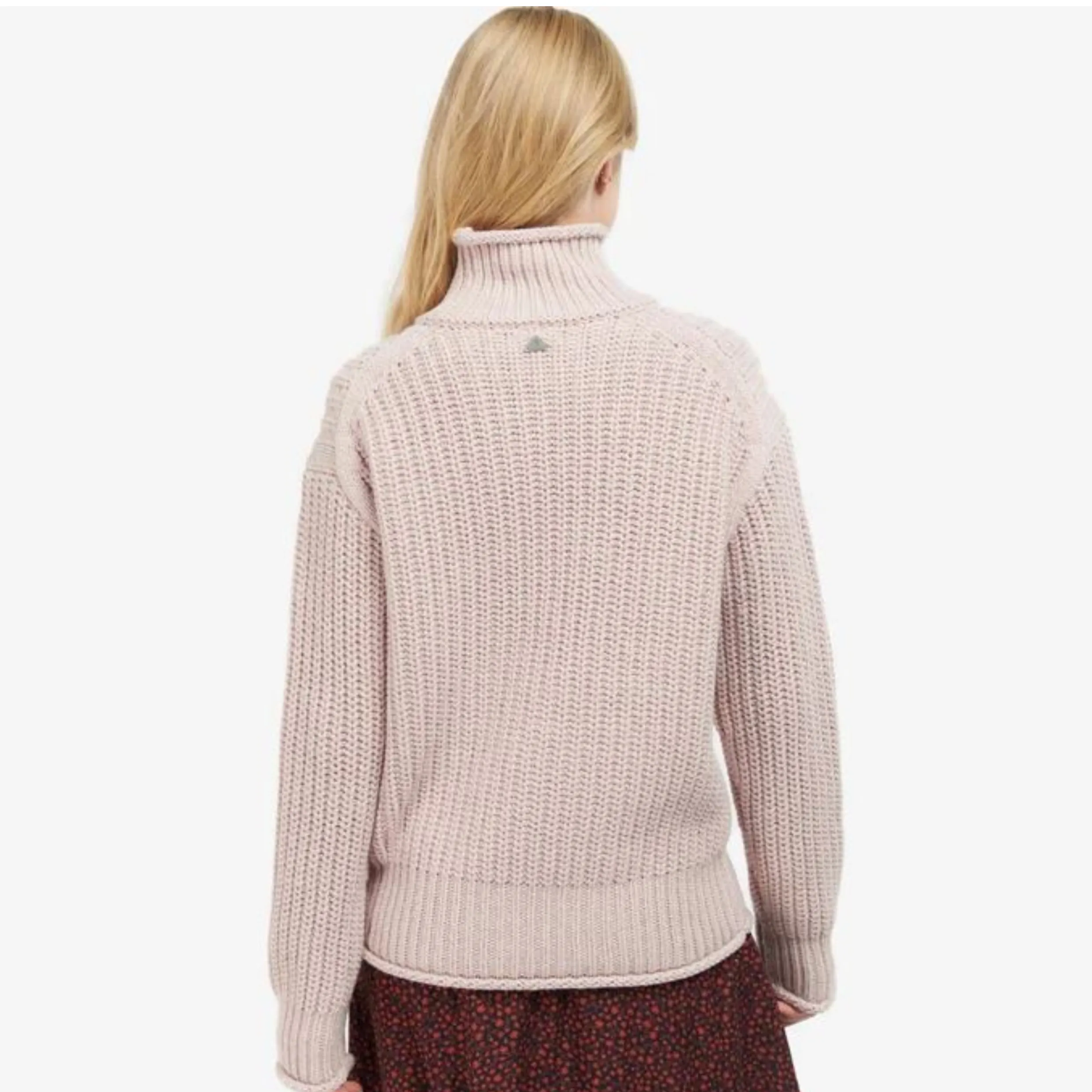 Barbour Rockcliffe Knit in Rose Quartz LKN1200