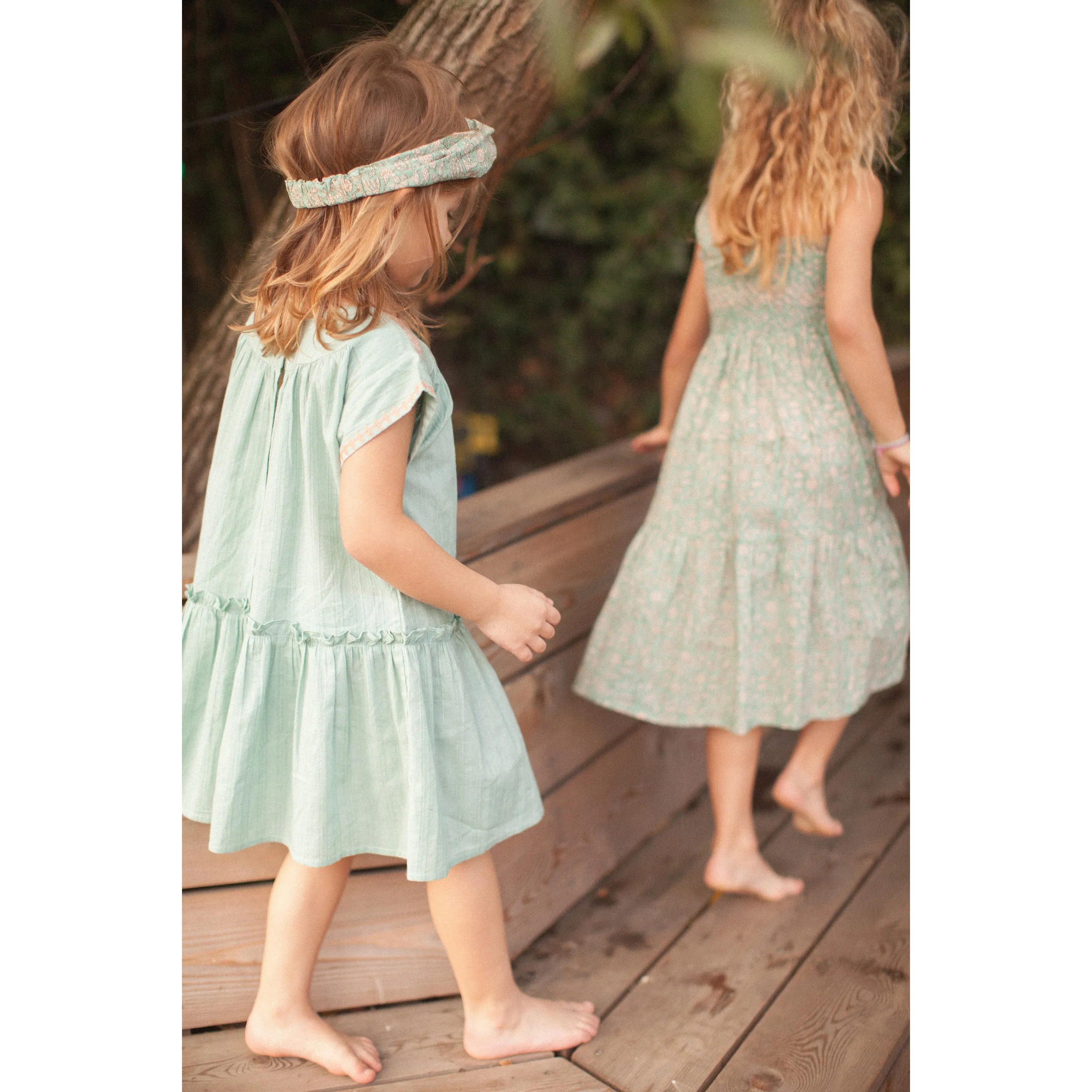 Bonheur du Jour Paris Hairband Blue Green