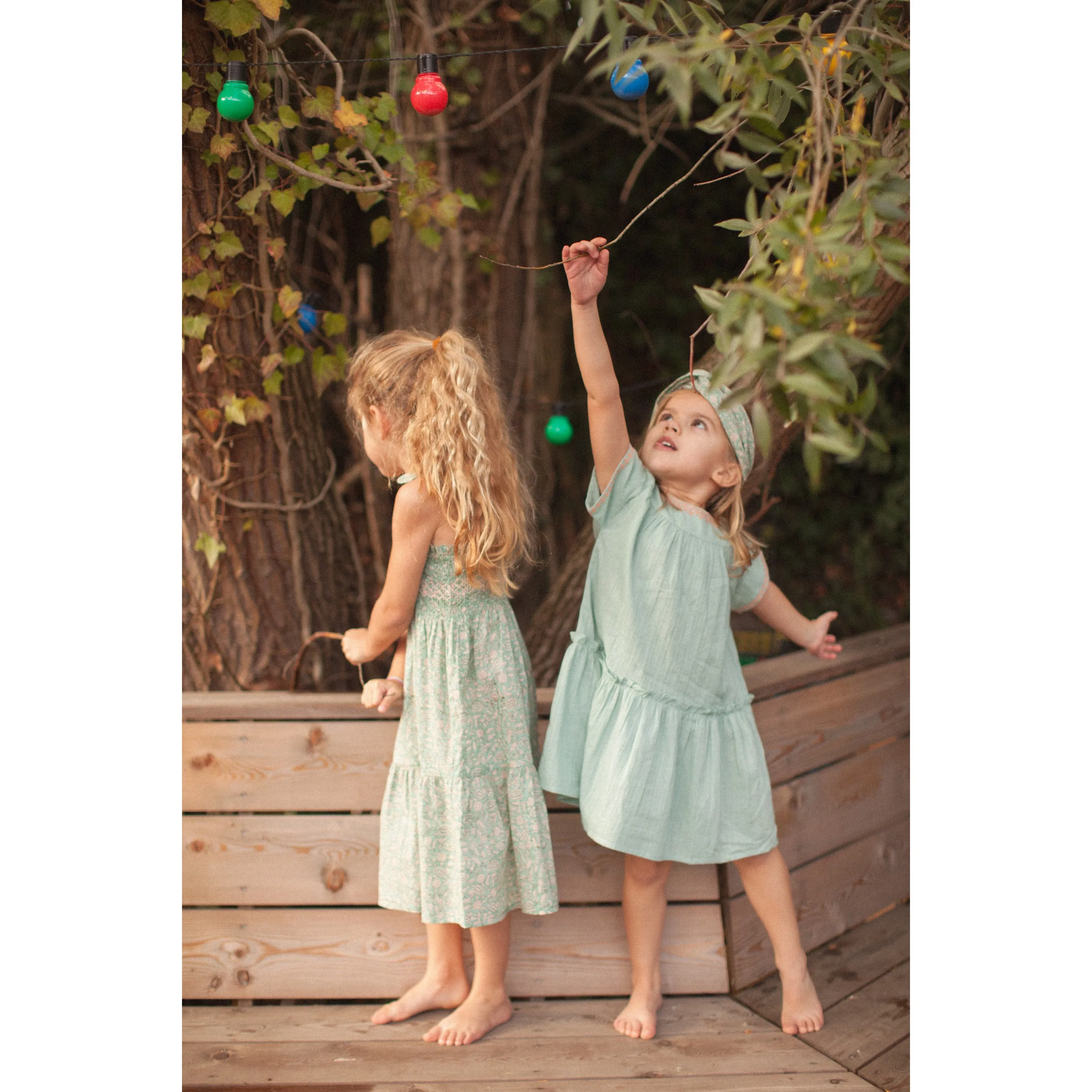 Bonheur du Jour Paris Hairband Blue Green