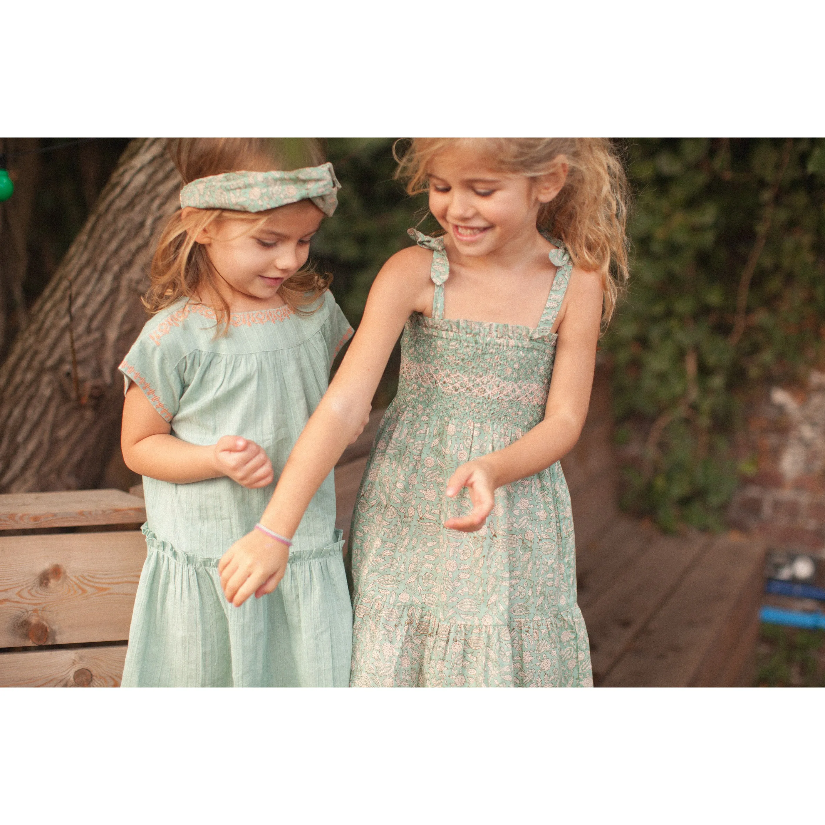 Bonheur du Jour Paris Hairband Blue Green