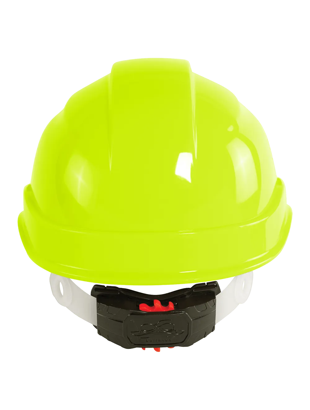 Bullhead Safety™ Head Protection High-Visibility Yellow/Green Unvented Cap Style Hard Hat With Six-Point Ratchet Suspension - HH-C2-YG
