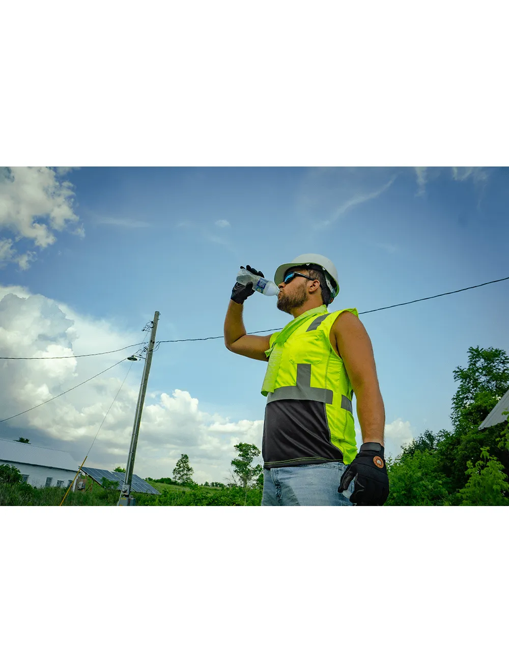 Bullhead Safety™ Head Protection Matte White Graphite Unvented Cap Style Hard Hat With Six-Point Ratchet Suspension - HH-C2-C