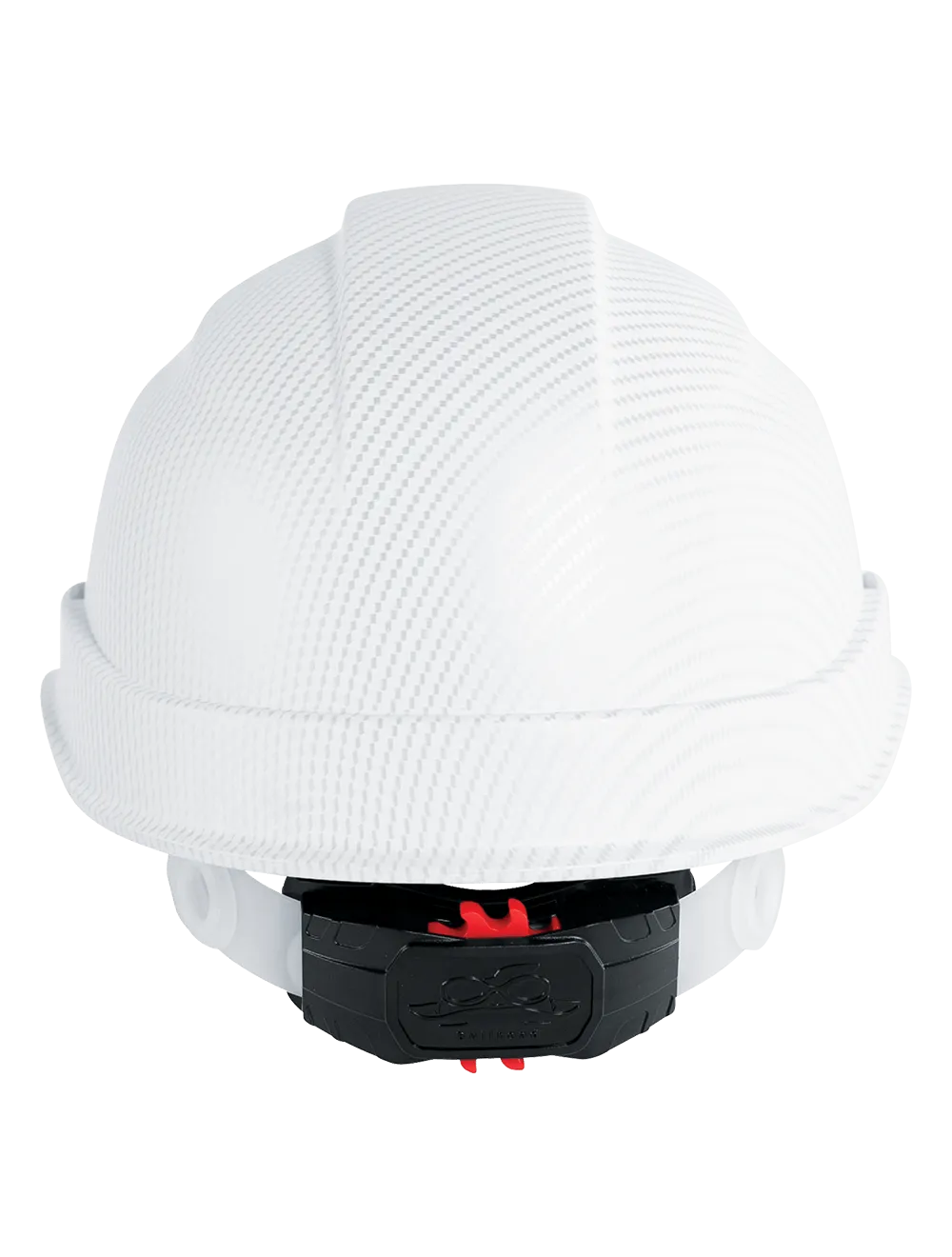Bullhead Safety™ Head Protection Matte White Graphite Unvented Cap Style Hard Hat With Six-Point Ratchet Suspension - HH-C2-C