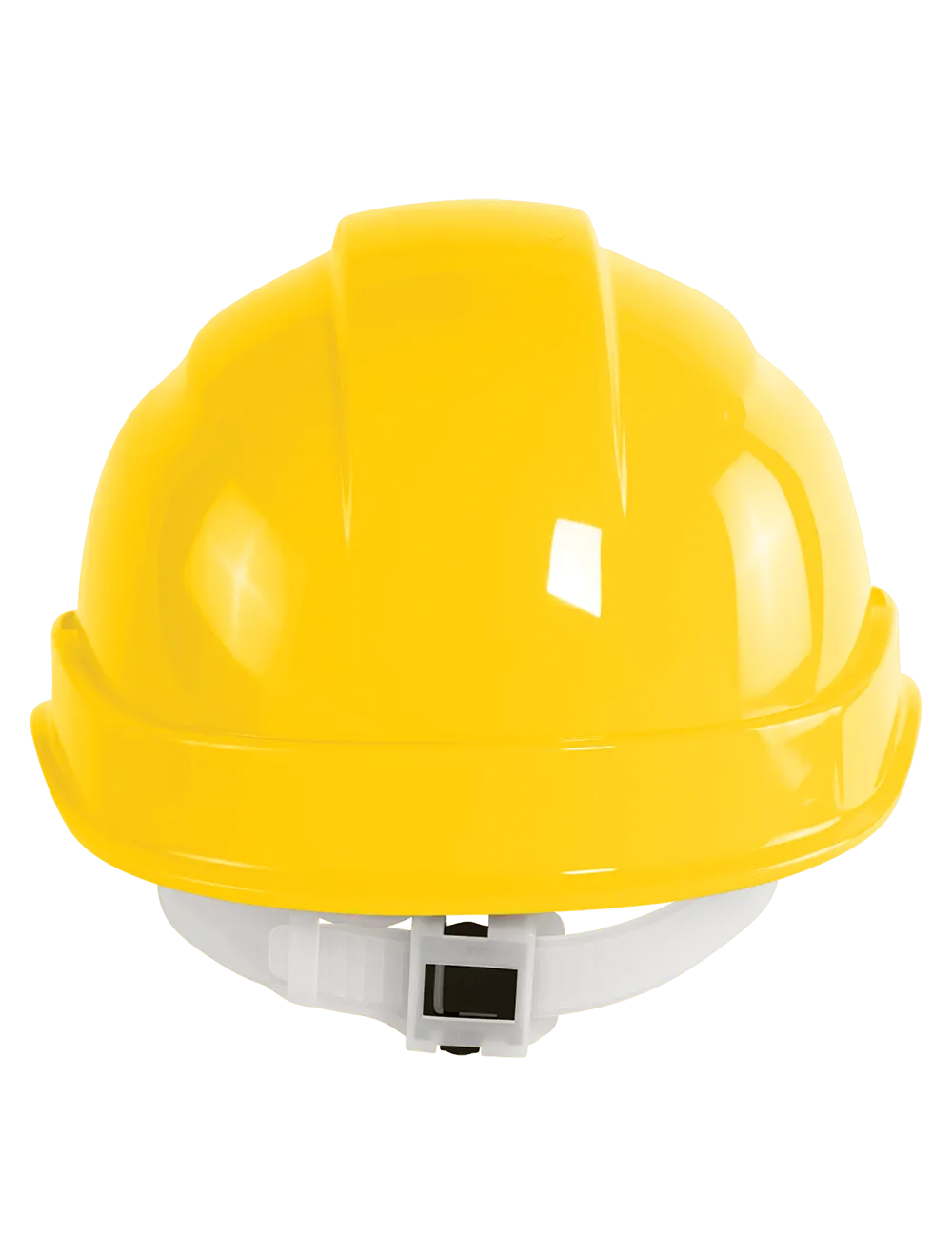 Bullhead Safety™ Head Protection Yellow Unvented Cap Style Hard Hat With Six-Point Slide Lock Suspension - HH-C1-Y