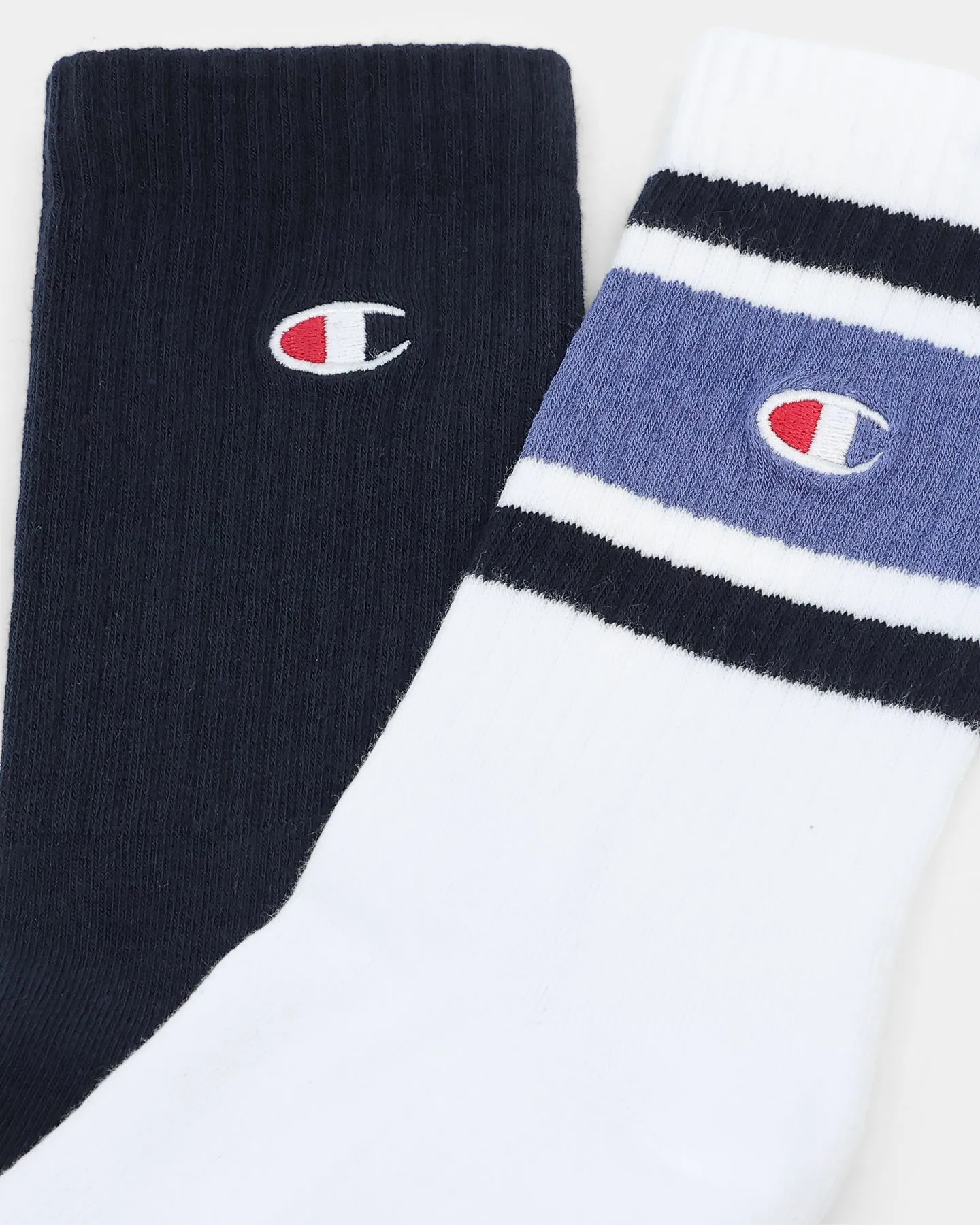 Champion Mixed Crew Socks 2 Pack Pack 02