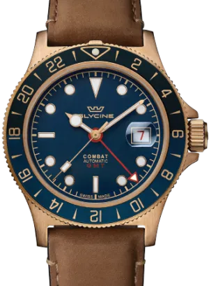 Combat SUB 42 Sports Bronze GMT Blue Ref. GL0317