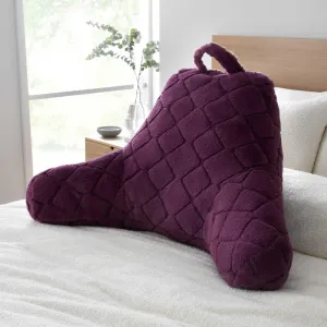 Cosy Diamond Cuddle Cushion Plum