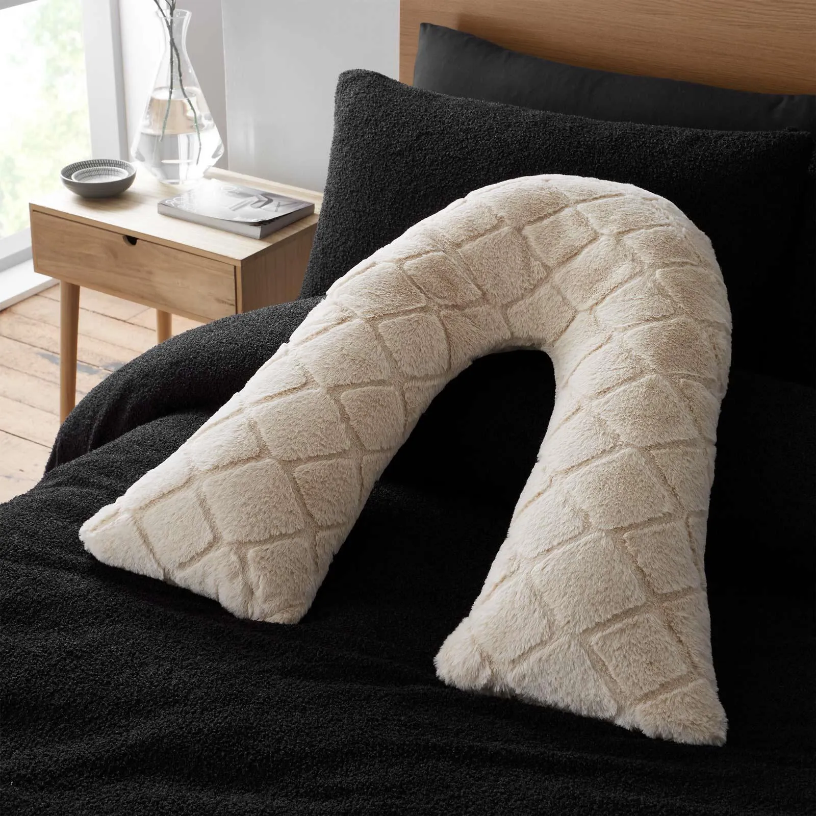 Cosy Diamond V Shaped Cushion