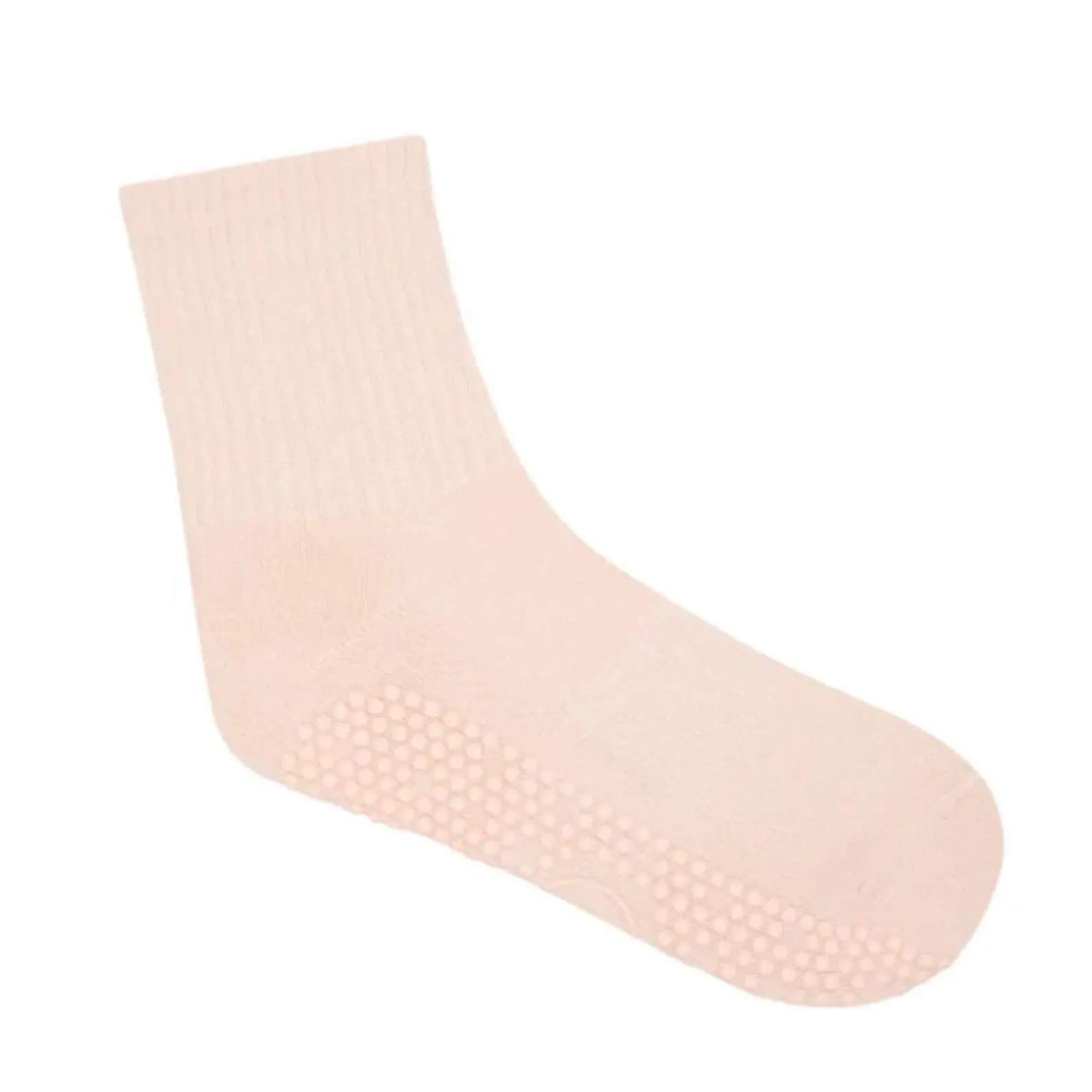 Crew Grip Socks - Soft Pink (Barre / Pilates)