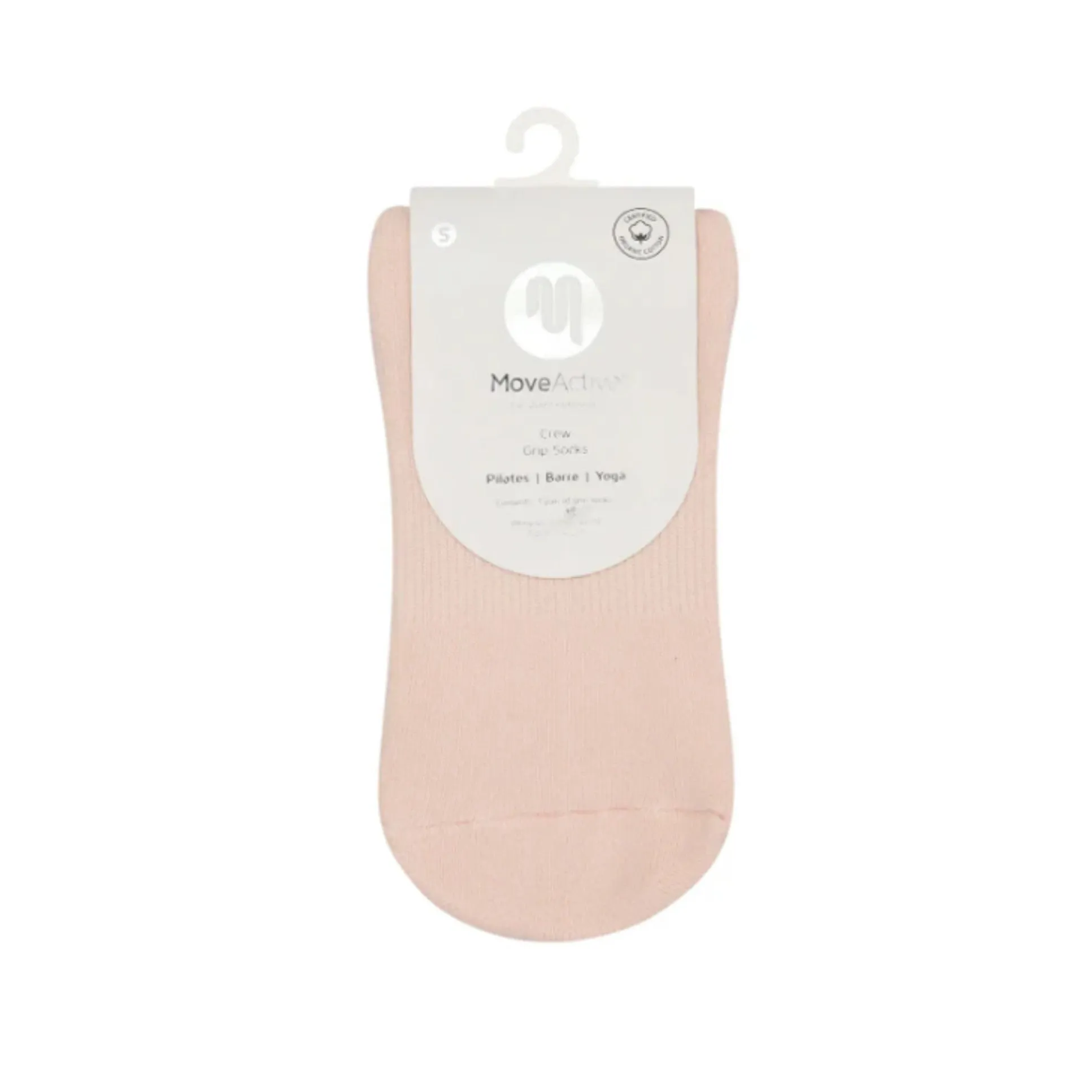 Crew Grip Socks - Soft Pink (Barre / Pilates)