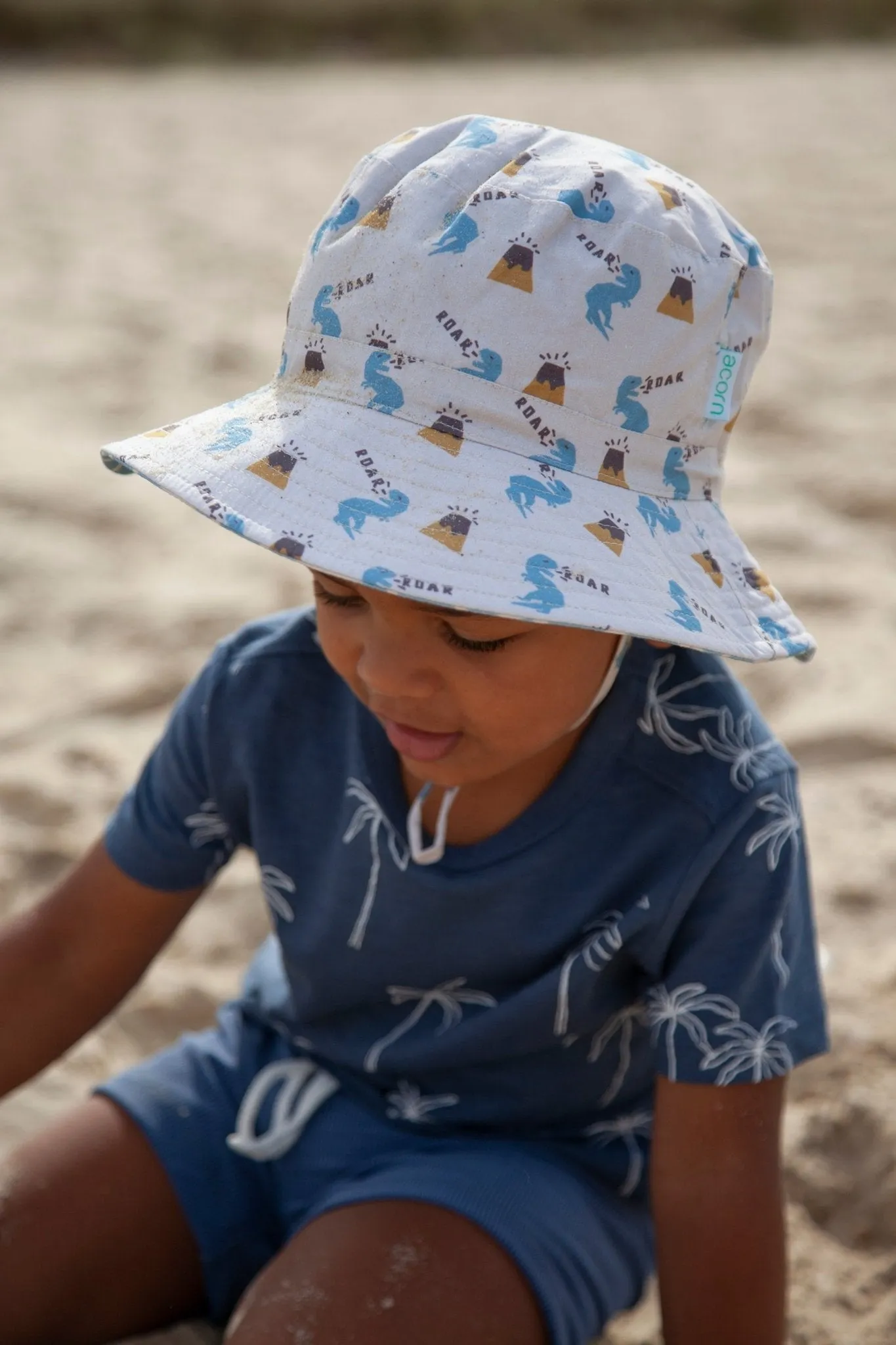 Dino-Roar Wide Brim Bucket Hat