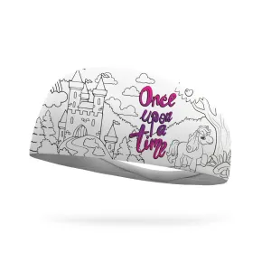 Doodle Fairy Tale Castle Color Your Own Wicking Headband