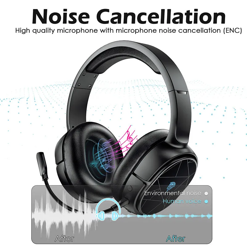 EasySMX® V10W Wireless RGB Gaming Headset for PC