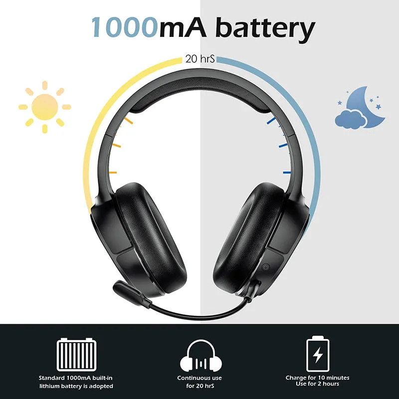 EasySMX® V10W Wireless RGB Gaming Headset for PC