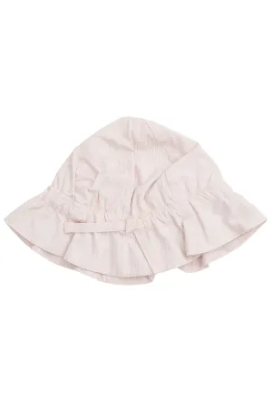 FUTURE SUMMER HAT - LT. GREY/ SOFT PINK STRIPE