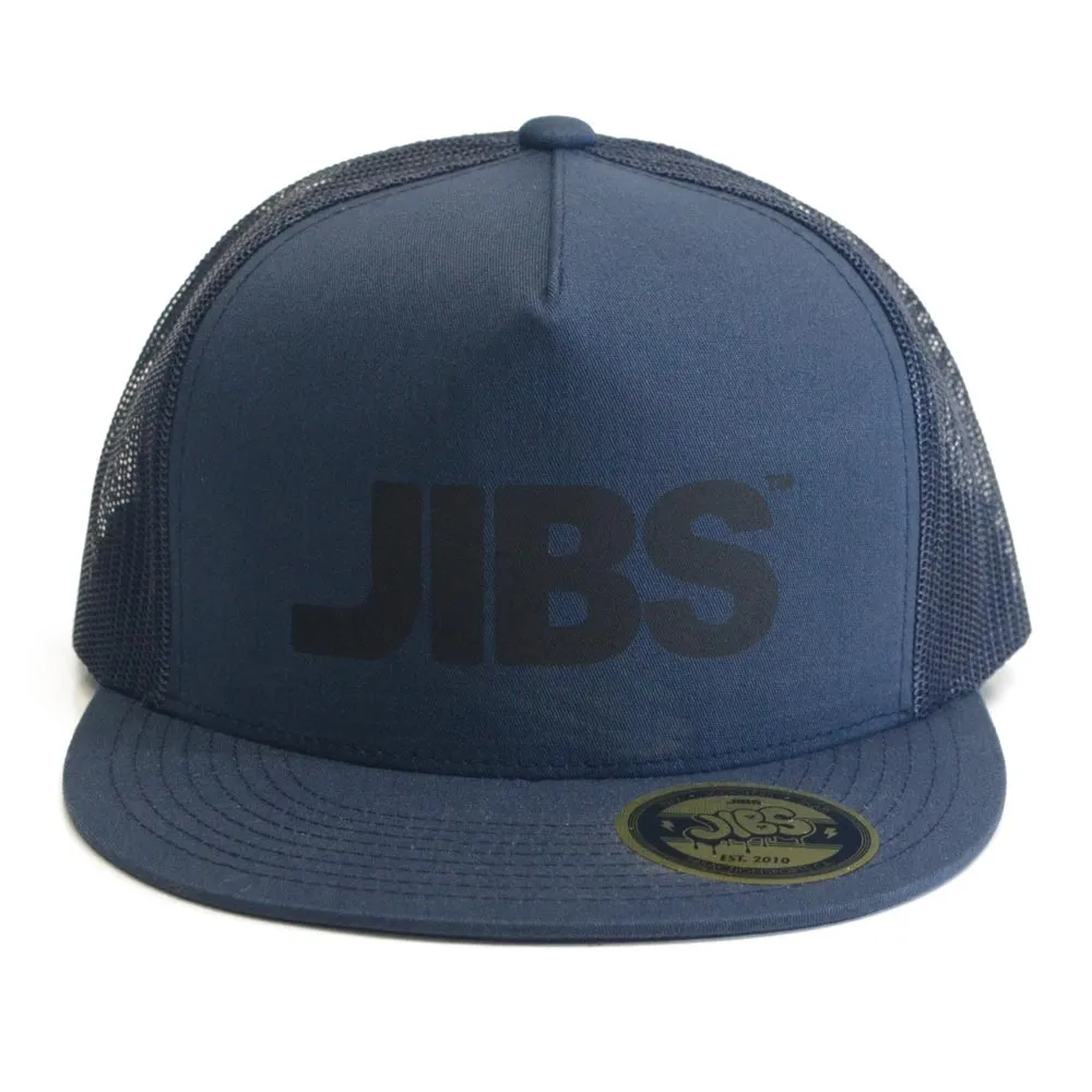 Jibs 5-Panel Classic Flat-Brim Trucker Hat