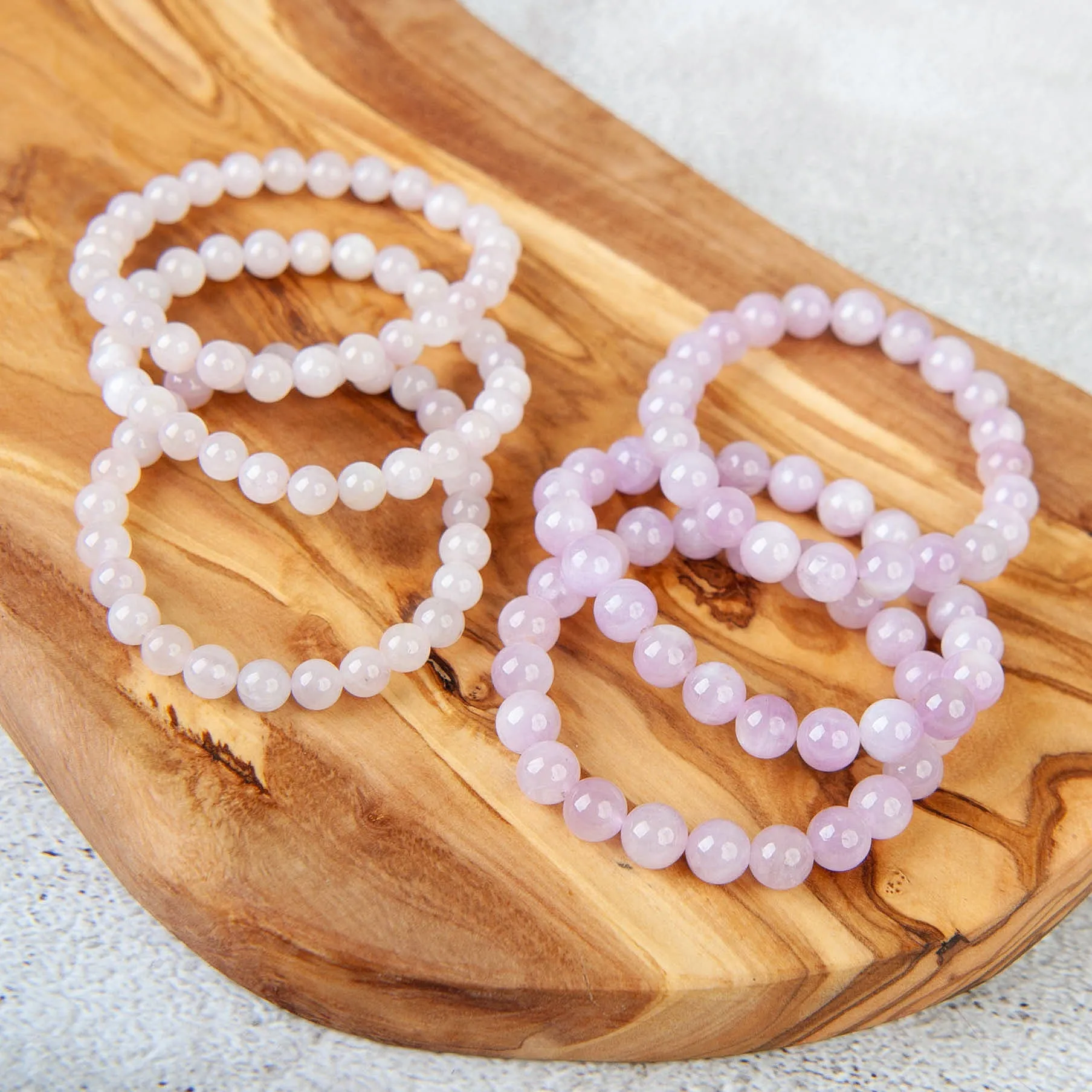 Kunzite Beaded Bracelet