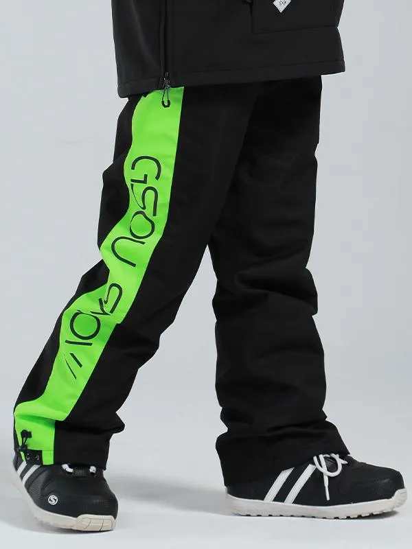 Men's Gsou Snow Unisex Reflective Freestyle Mountain Discover Snow Pants