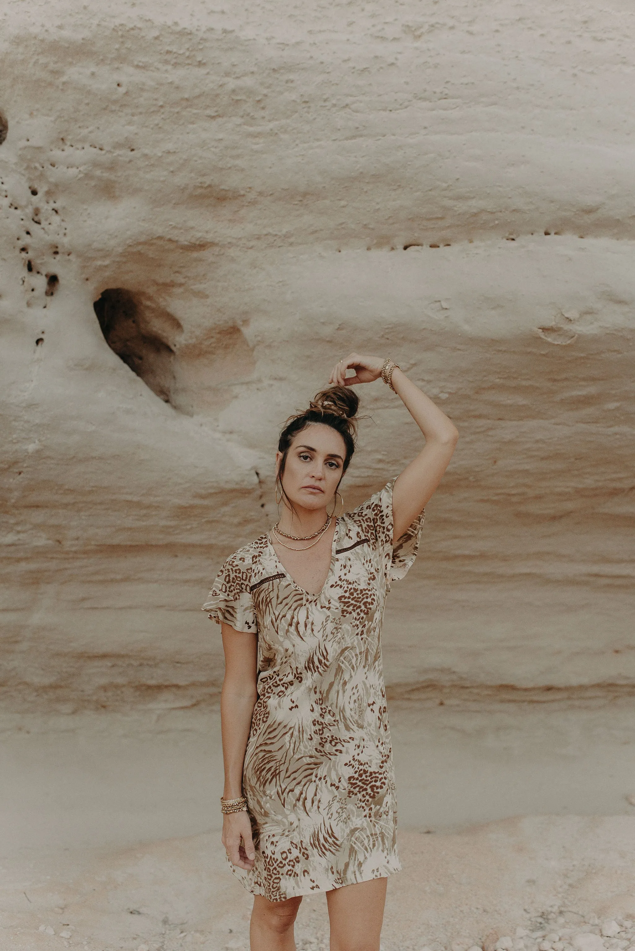 Mini Wingdress Sleeved - jungle