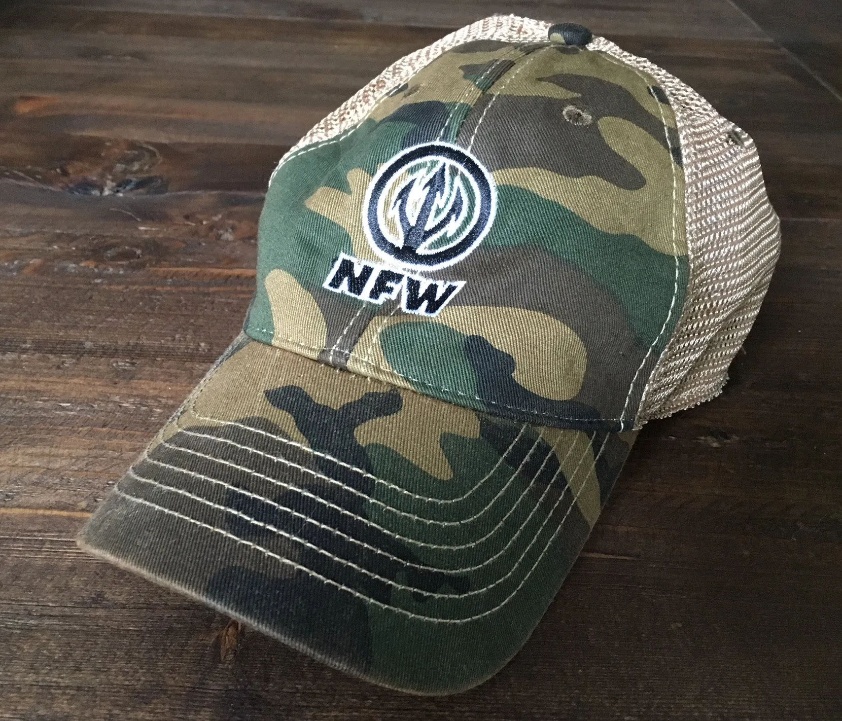 NFW Trident Trucker Camo Hat