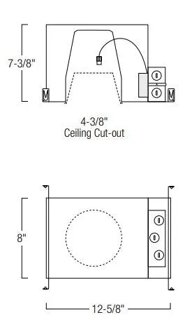 Nora NHMICD2-415 4" Marquise II IC Air-Tight Double Wall New Construction Housing
