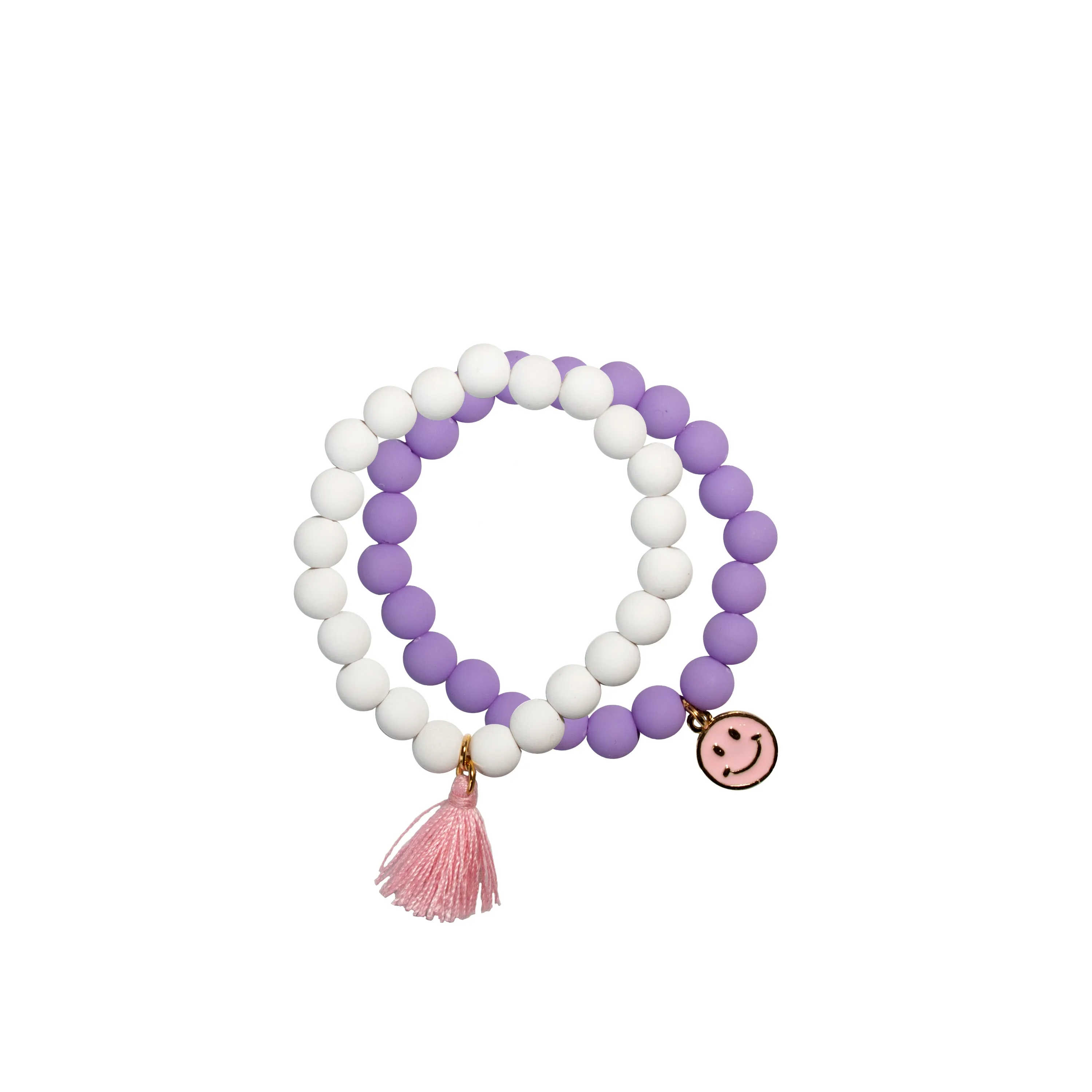 Pretty Pastel Soft Touch Bracelets for Kids, Assortment, 2 Count