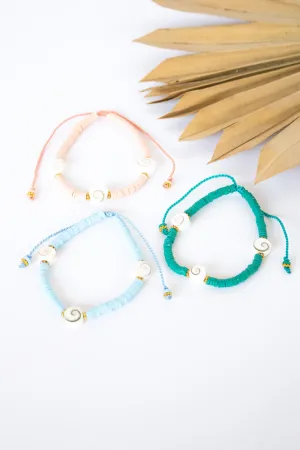 Shark Eye Fimo Pull Bracelet