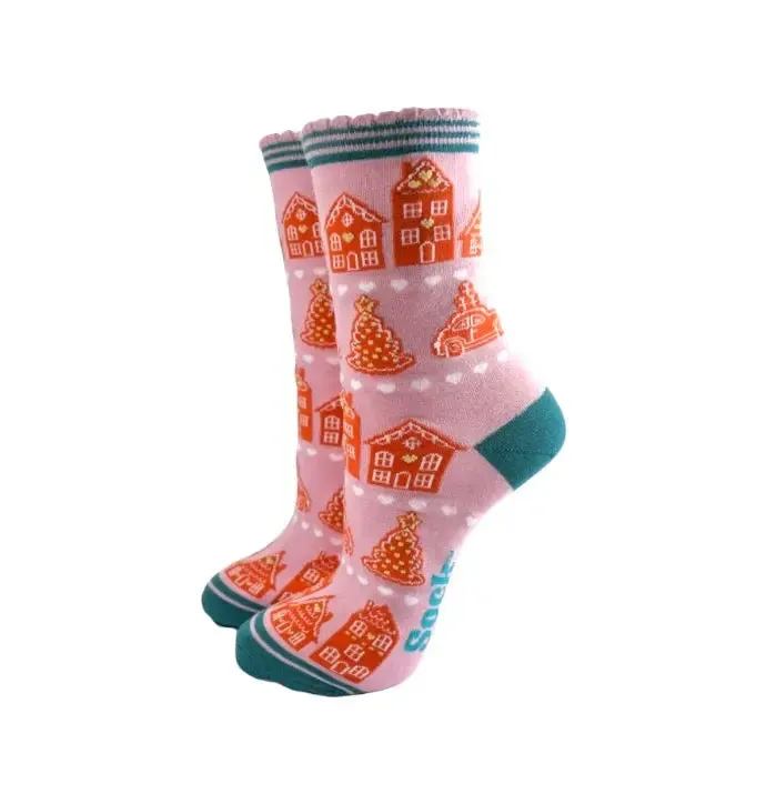 Sock Talk - Gingerbread Village Socks