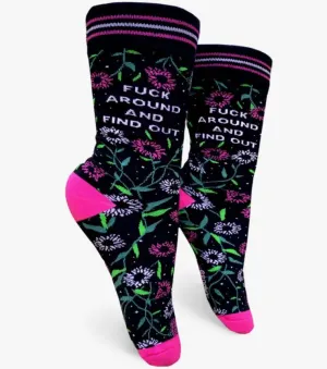 Socks - Fuck Around and Find Out Crew Socks