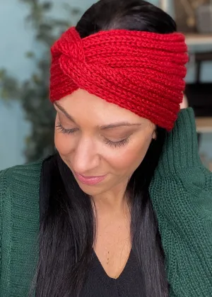 Twist Front Sweater Headband Ear Warmer- 4 Colors Available