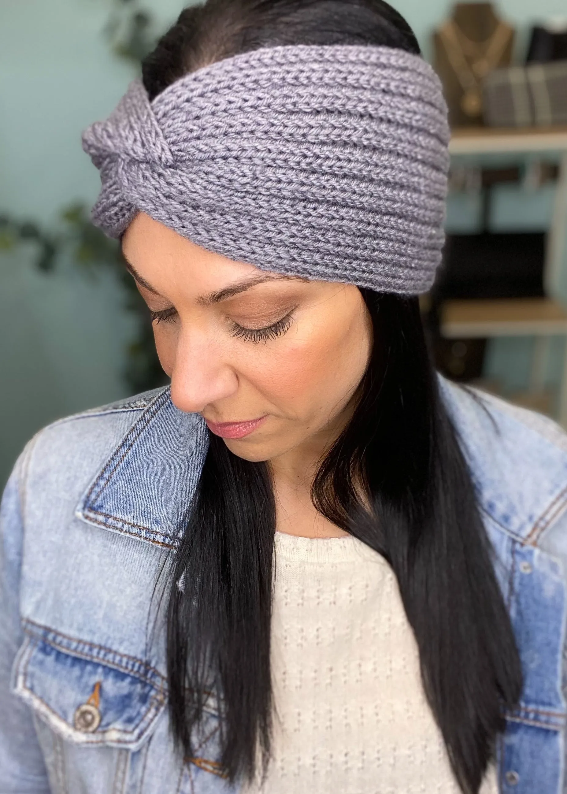 Twist Front Sweater Headband Ear Warmer- 4 Colors Available