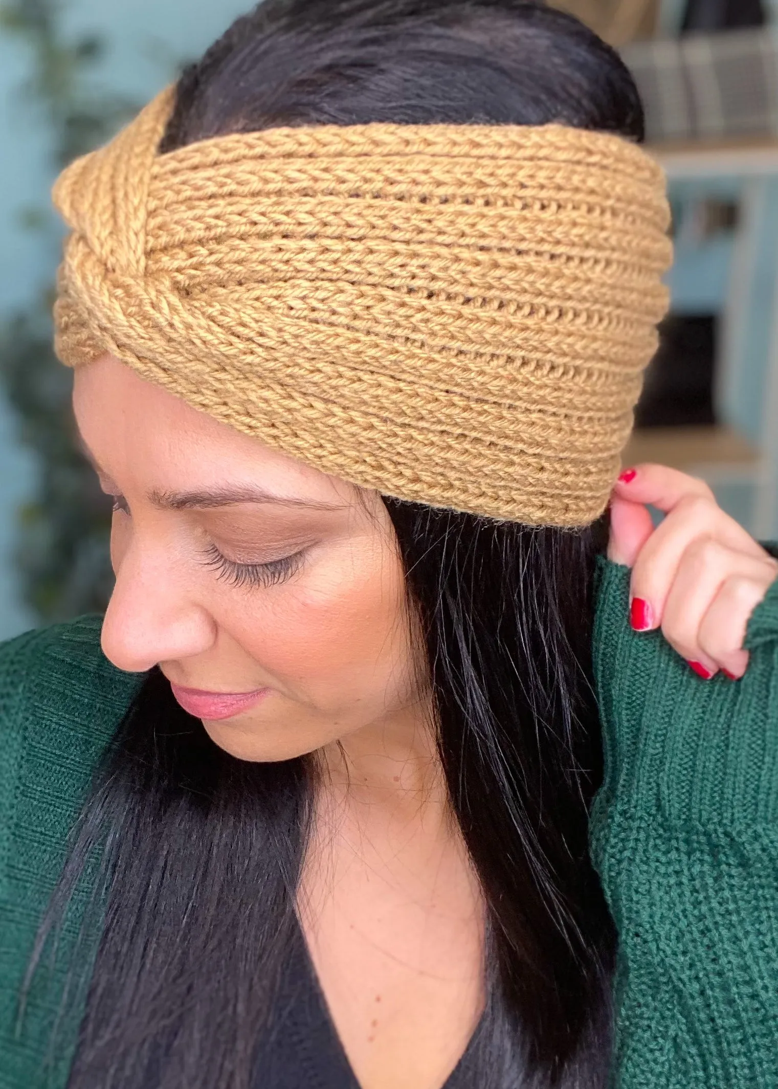 Twist Front Sweater Headband Ear Warmer- 4 Colors Available