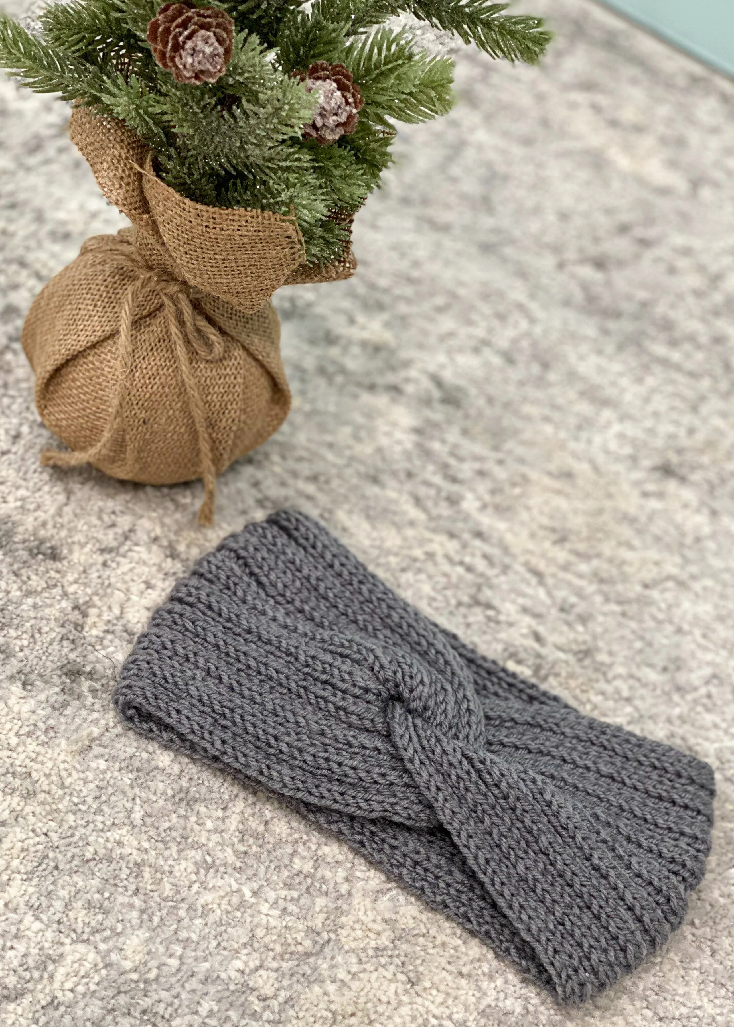 Twist Front Sweater Headband Ear Warmer- 4 Colors Available