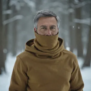 US Military Cold Weather Neck Gaiter In Coyote Brown