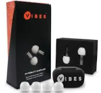 Vibes Hi-Fidelity Noise Reduction Earplugs