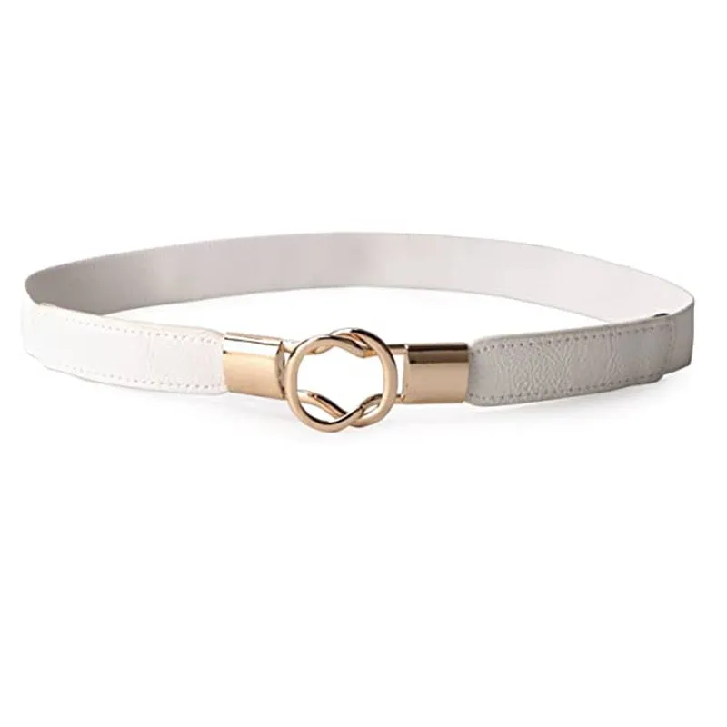 Women Skinny Belt for Dress | Ladies Fashion Elastic Belts | Waist Band Cinch Waistband