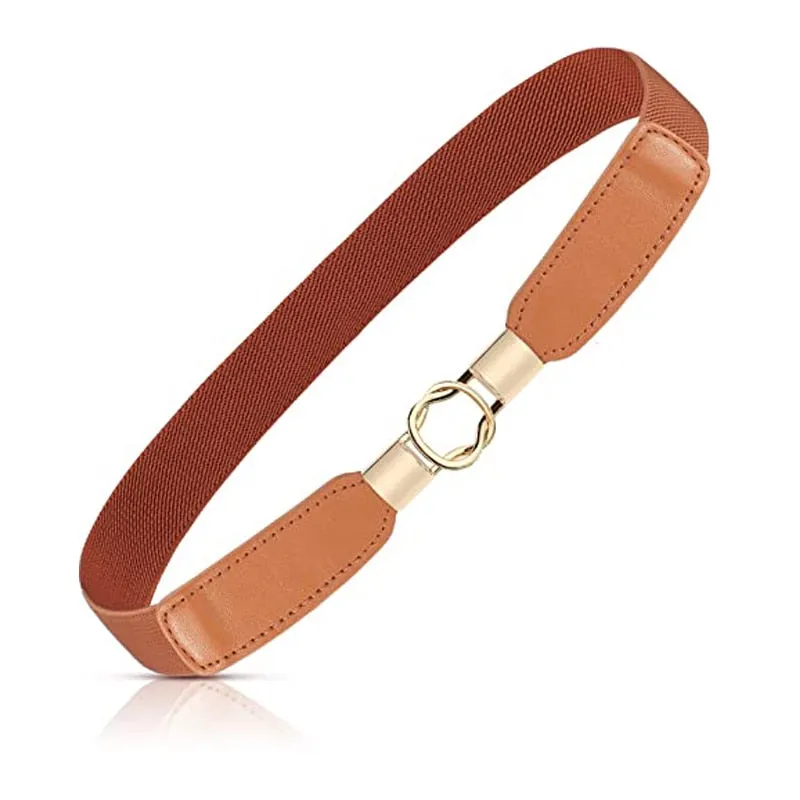 Women Skinny Belt for Dress | Ladies Fashion Elastic Belts | Waist Band Cinch Waistband